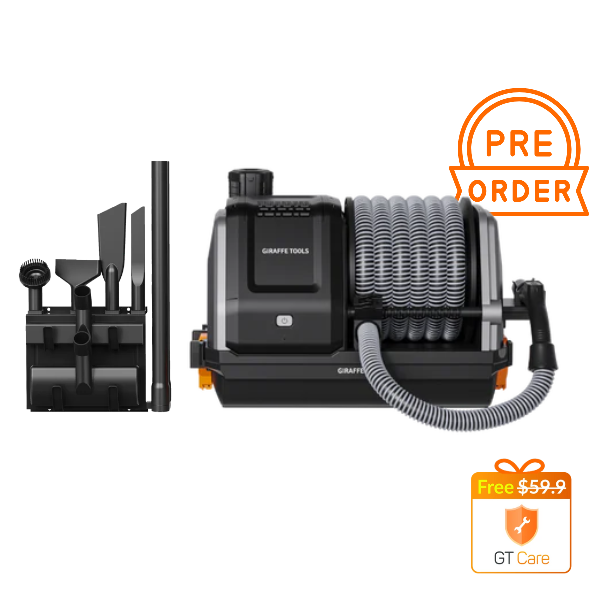 Grandstorm Retractable Vacuum Cleaner Features