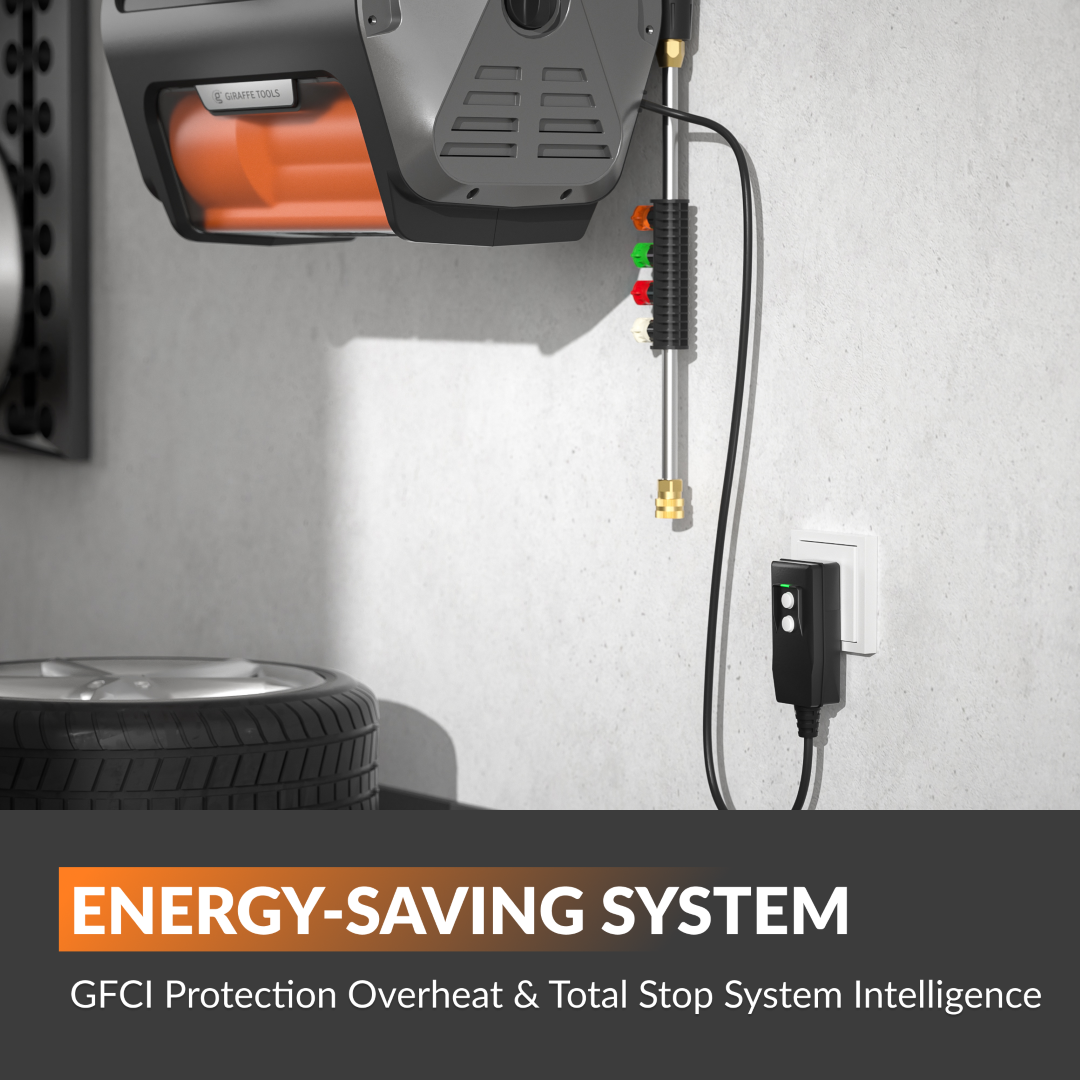 Grandfalls Retractable Pressure Washer Pro Features