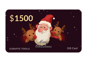 Giraffe Tools Christmas Gift Card