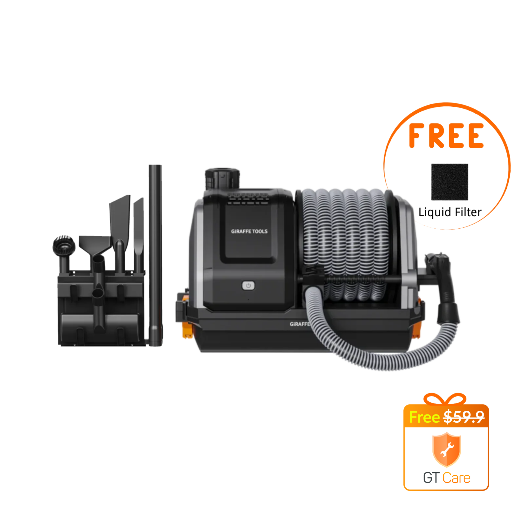 Grandstorm Retractable Vacuum Cleaner Features