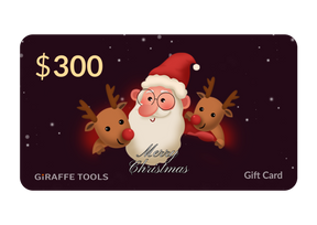 Giraffe Tools Christmas Gift Card