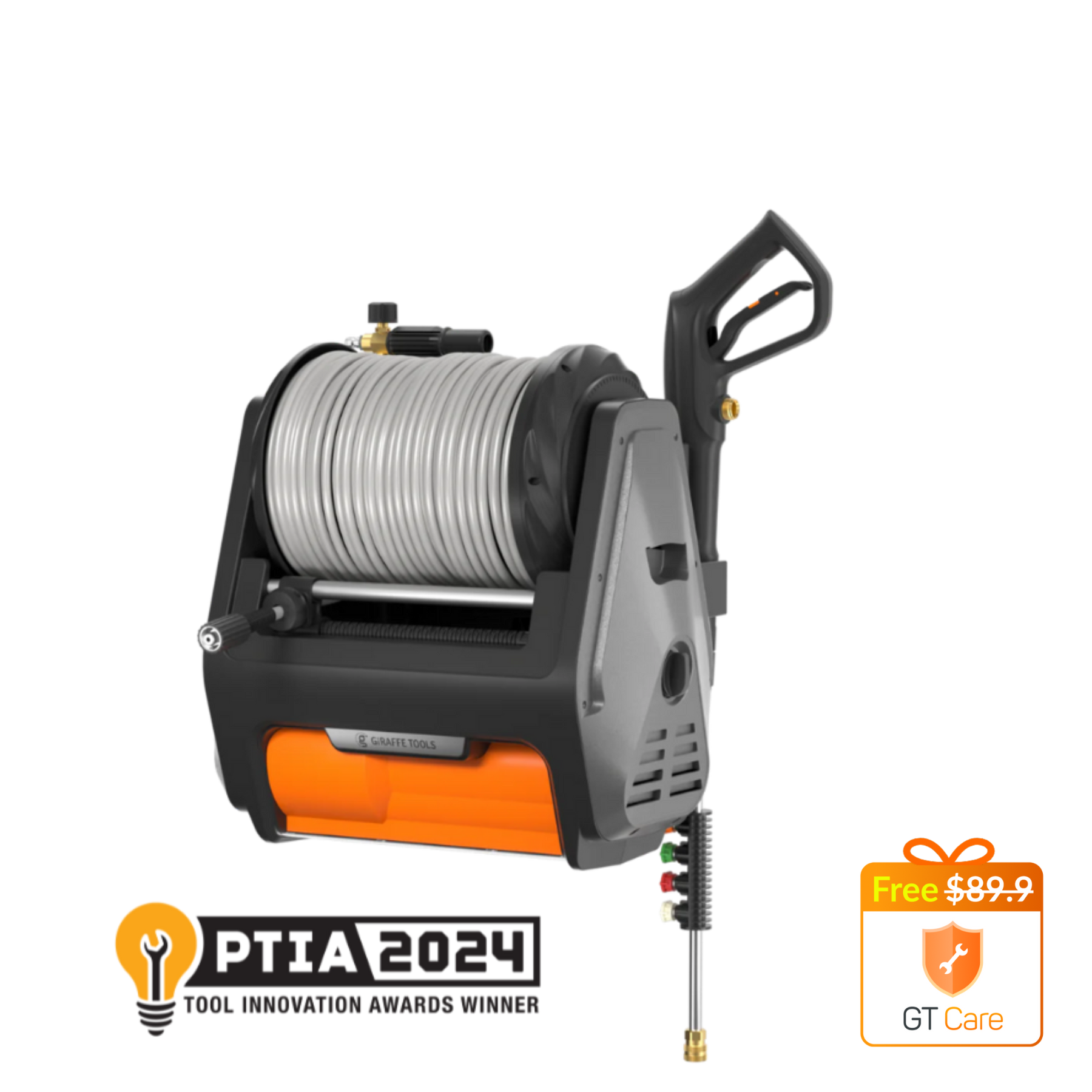 Grandfalls Retractable Pressure Washer Pro Features