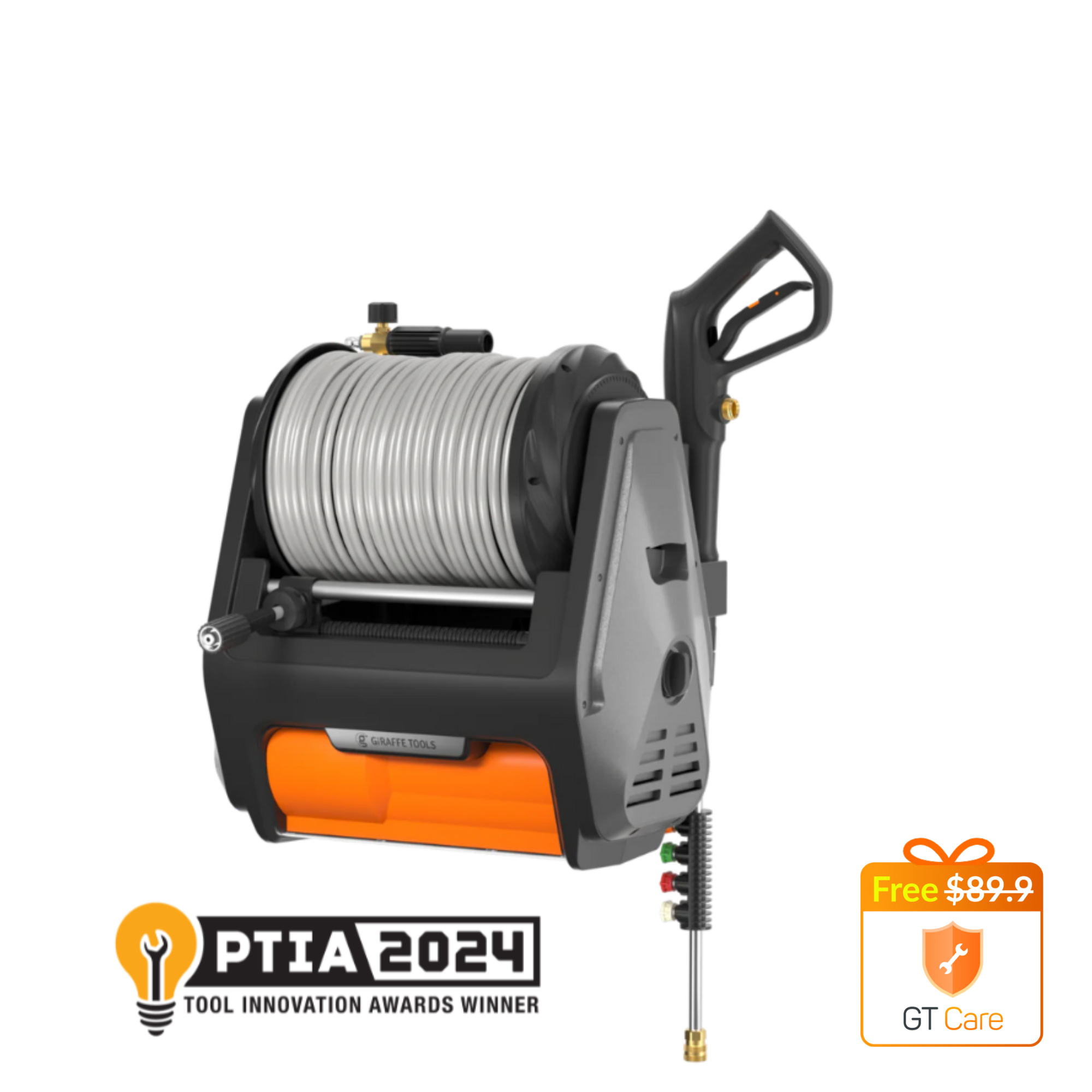 Grandfalls Retractable Pressure Washer Pro Features