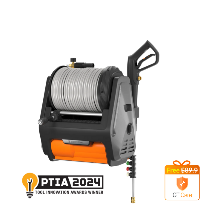 Grandfalls Retractable Pressure Washer Pro Features