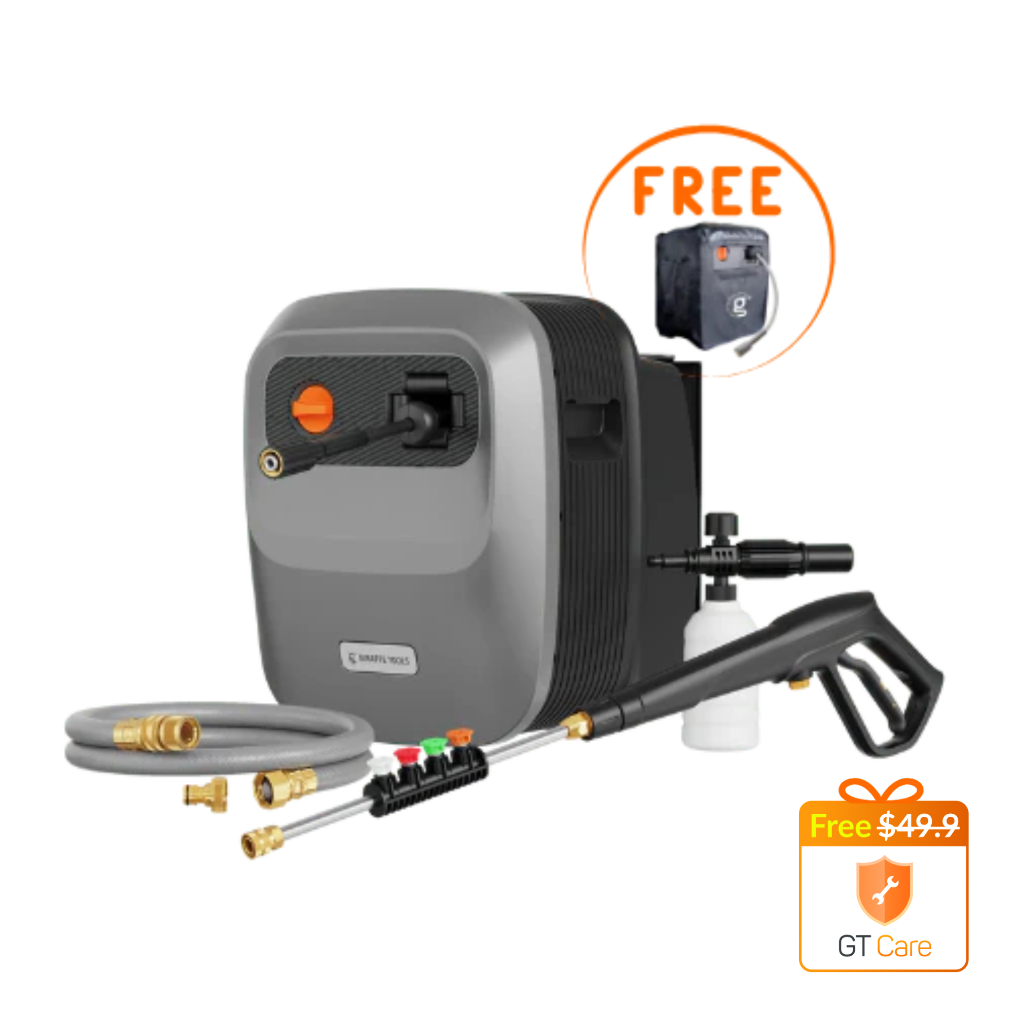Grandfalls Retractable Pressure Washer G20 Features
