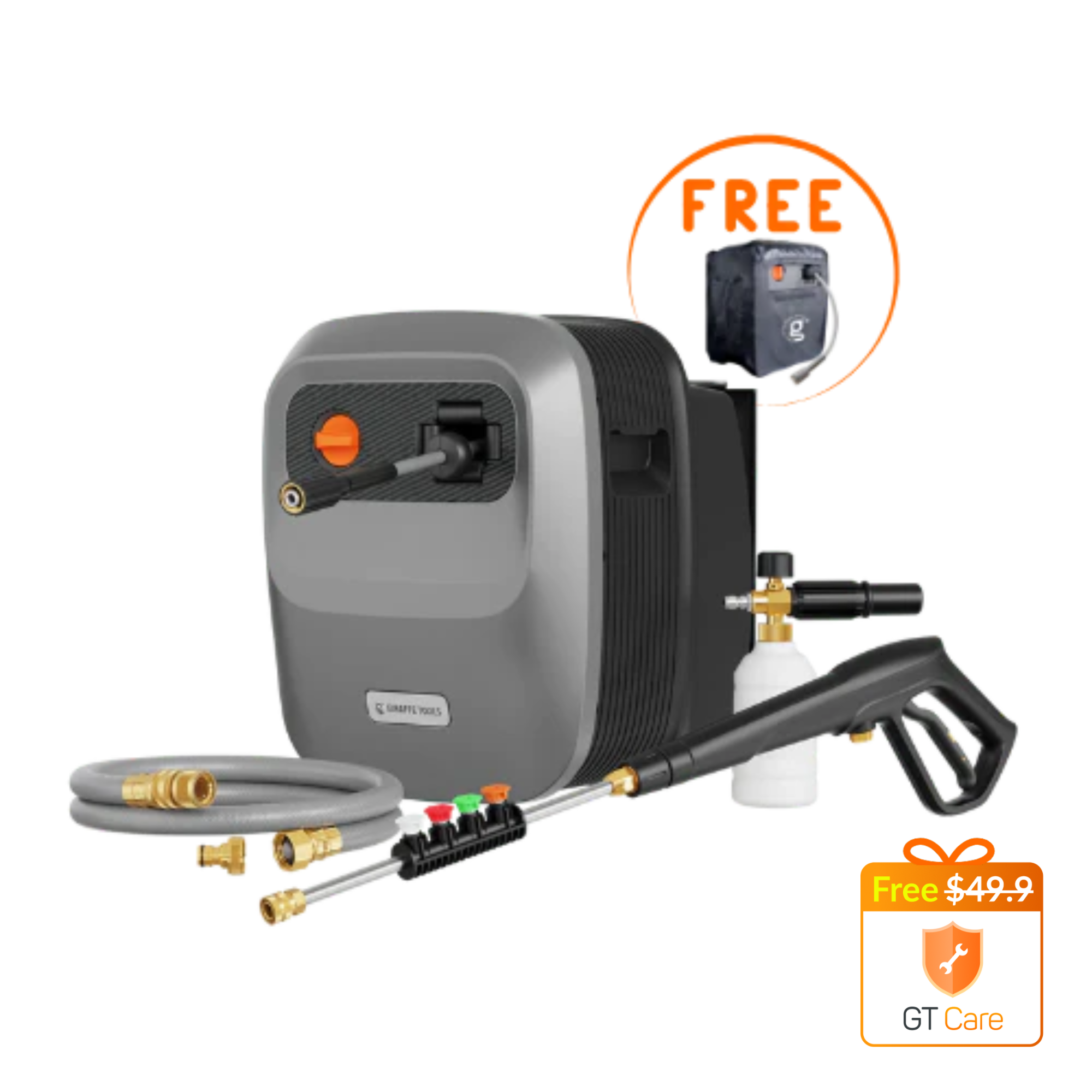 Grandfalls Retractable Pressure Washer G20 Features