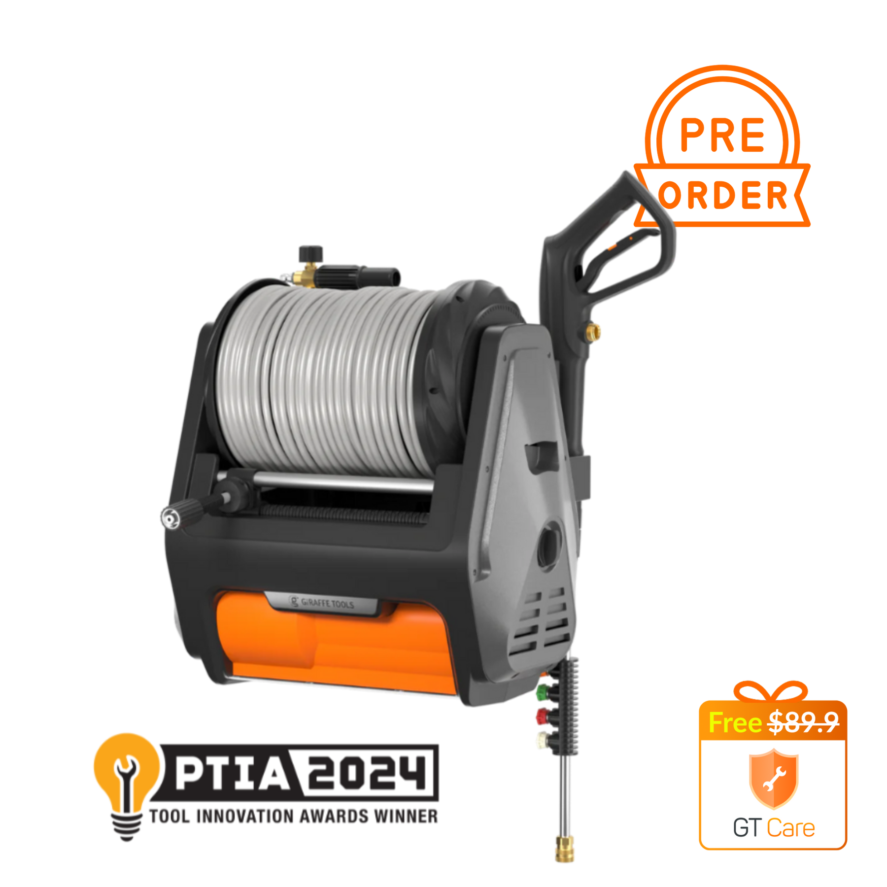 Grandfalls Retractable Pressure Washer Pro Features