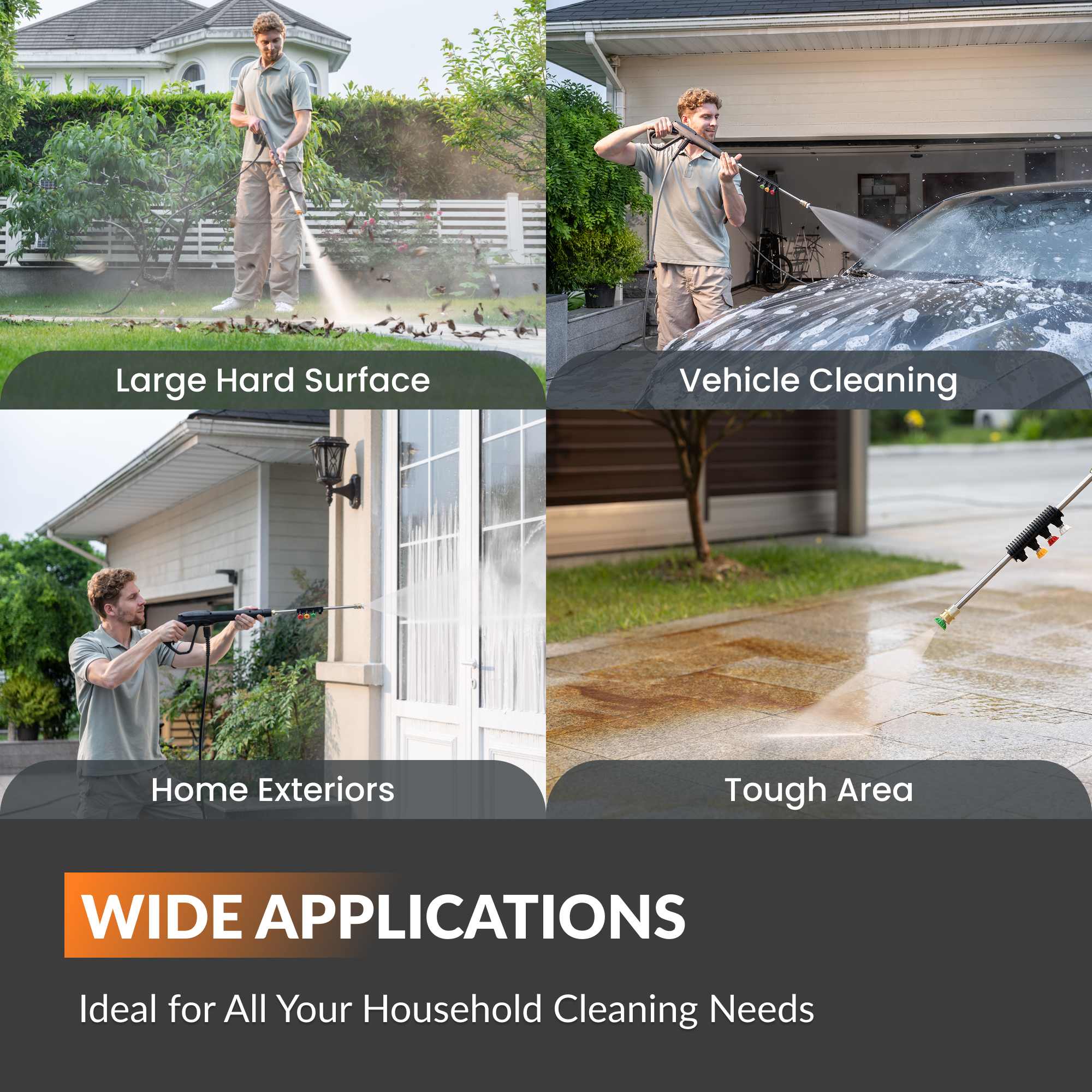 Grandfalls Retractable Pressure Washer Pro Features