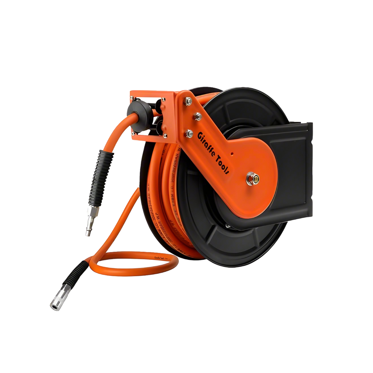 Retractable Air Hose Reel-Alloy Steel-3/8in-15m